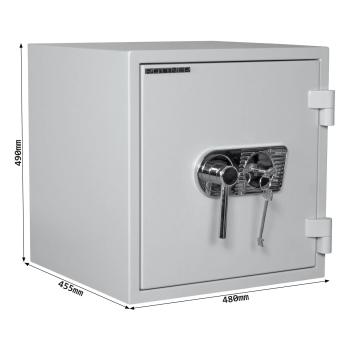 Rottner Papiersicherungsschrank EN2 Fire Master 50 Doppelbartschloss lichtgrau T06429